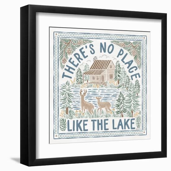 Lakeside Days V-Laura Marshall-Framed Art Print