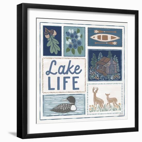 Lakeside Days VII-Laura Marshall-Framed Art Print