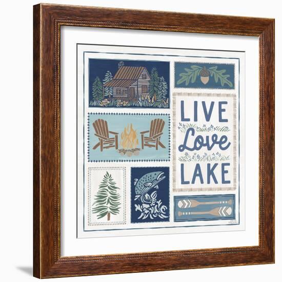 Lakeside Days VIII-Laura Marshall-Framed Art Print