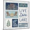 Lakeside Days VIII-Laura Marshall-Mounted Art Print