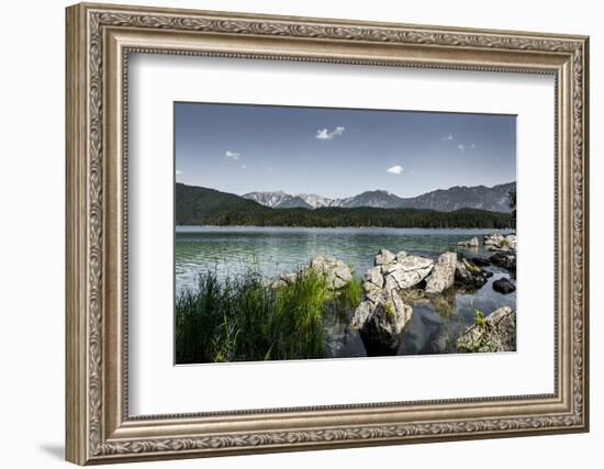 Lakeside Eibsee-By-Framed Photographic Print