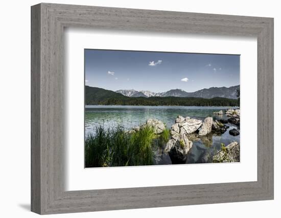 Lakeside Eibsee-By-Framed Photographic Print