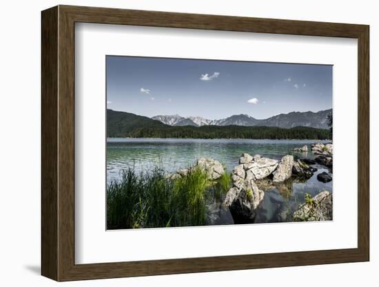 Lakeside Eibsee-By-Framed Photographic Print