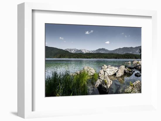 Lakeside Eibsee-By-Framed Photographic Print