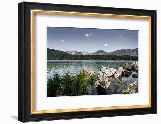 Lakeside Eibsee-By-Framed Photographic Print