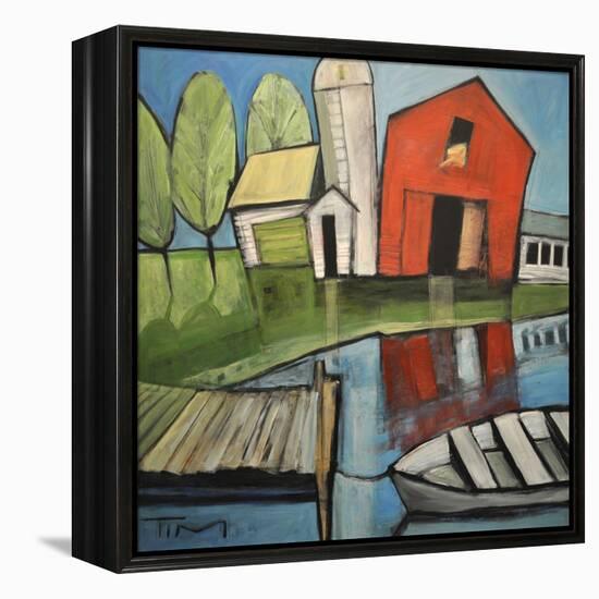 Lakeside Farm-Tim Nyberg-Framed Premier Image Canvas