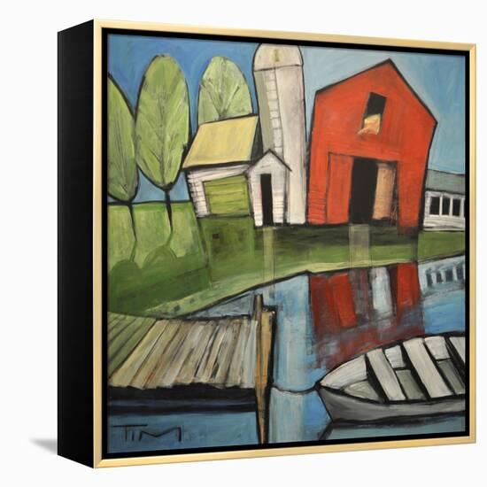 Lakeside Farm-Tim Nyberg-Framed Premier Image Canvas