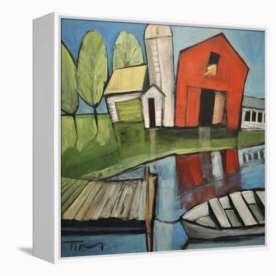 Lakeside Farm-Tim Nyberg-Framed Premier Image Canvas