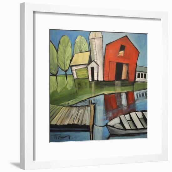 Lakeside Farm-Tim Nyberg-Framed Giclee Print