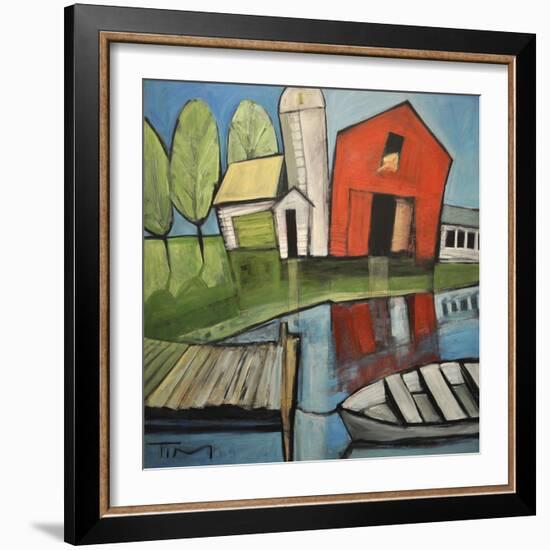 Lakeside Farm-Tim Nyberg-Framed Giclee Print