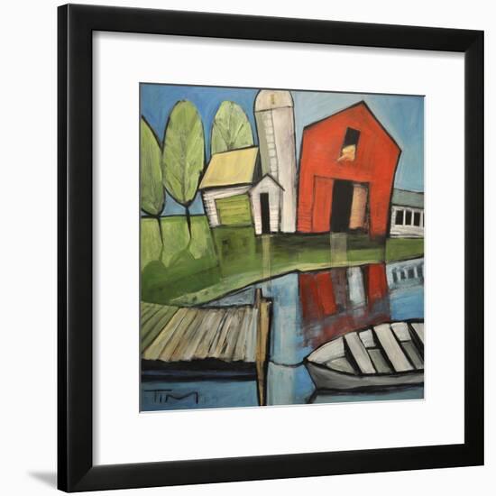 Lakeside Farm-Tim Nyberg-Framed Giclee Print
