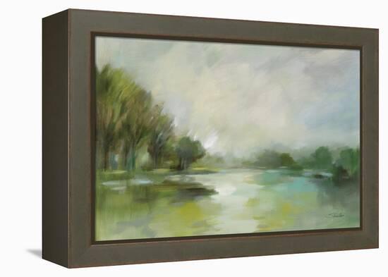 Lakeside Fog-Silvia Vassileva-Framed Stretched Canvas