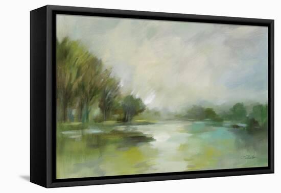 Lakeside Fog-Silvia Vassileva-Framed Stretched Canvas