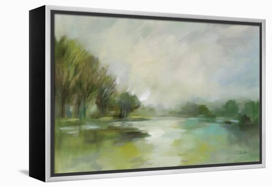 Lakeside Fog-Silvia Vassileva-Framed Stretched Canvas