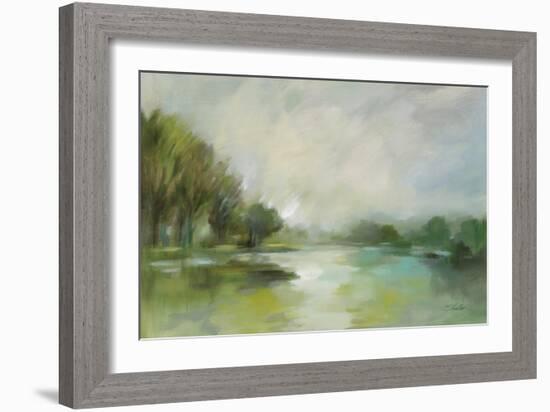 Lakeside Fog-Silvia Vassileva-Framed Art Print