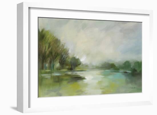 Lakeside Fog-Silvia Vassileva-Framed Art Print