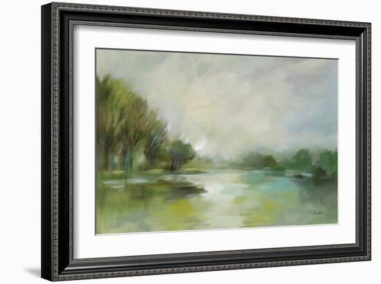 Lakeside Fog-Silvia Vassileva-Framed Art Print