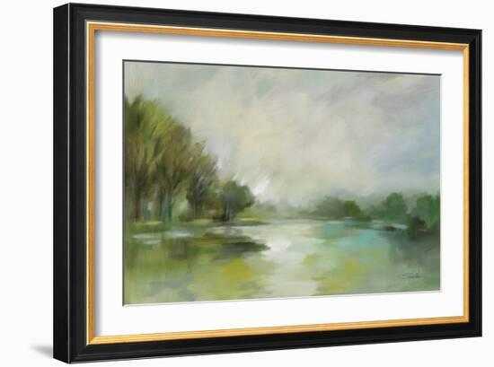 Lakeside Fog-Silvia Vassileva-Framed Art Print