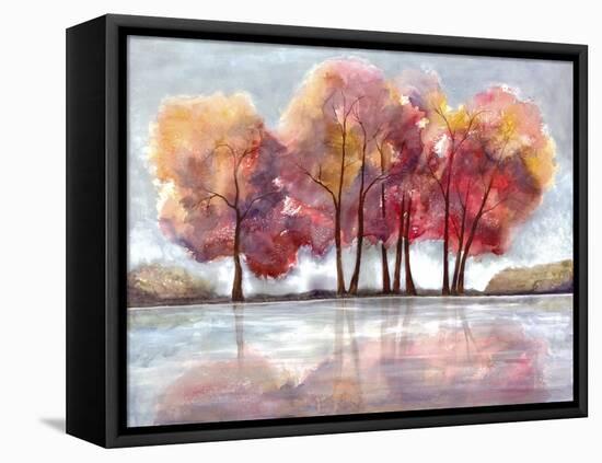 Lakeside Forest-Doris Charest-Framed Stretched Canvas