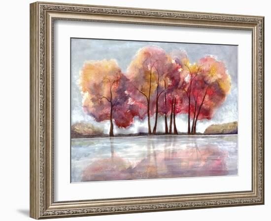 Lakeside Forest-Doris Charest-Framed Art Print