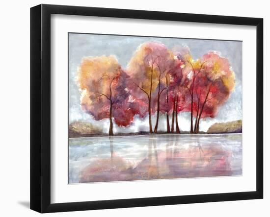 Lakeside Forest-Doris Charest-Framed Art Print