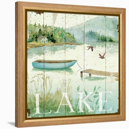 Lakeside II-Daphne Brissonnet-Framed Stretched Canvas
