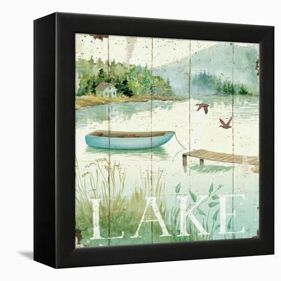 Lakeside II-Daphne Brissonnet-Framed Stretched Canvas