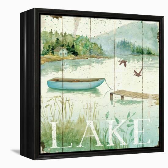 Lakeside II-Daphne Brissonnet-Framed Stretched Canvas