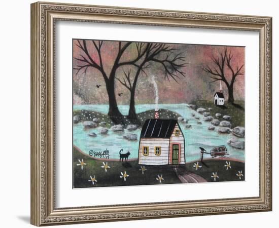 Lakeside Isle 1-Karla Gerard-Framed Giclee Print