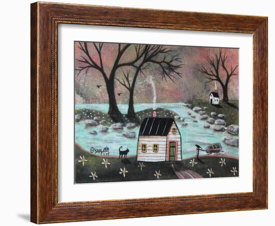 Lakeside Isle 1-Karla Gerard-Framed Giclee Print