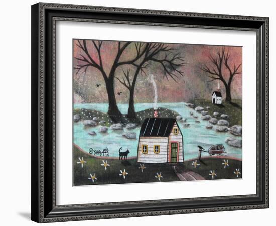 Lakeside Isle 1-Karla Gerard-Framed Giclee Print