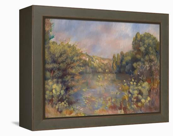 Lakeside Landscape, C. 1889-Pierre-Auguste Renoir-Framed Premier Image Canvas