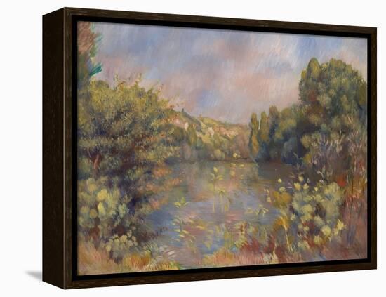 Lakeside Landscape, C. 1889-Pierre-Auguste Renoir-Framed Premier Image Canvas