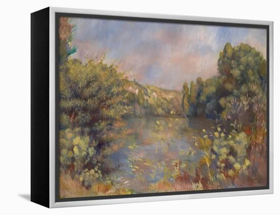 Lakeside Landscape, C. 1889-Pierre-Auguste Renoir-Framed Premier Image Canvas