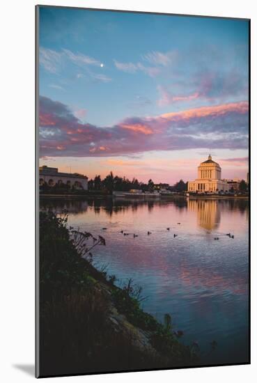 Lakeside Morning Reflections, Lake Merritt, Oakland California-Vincent James-Mounted Photographic Print