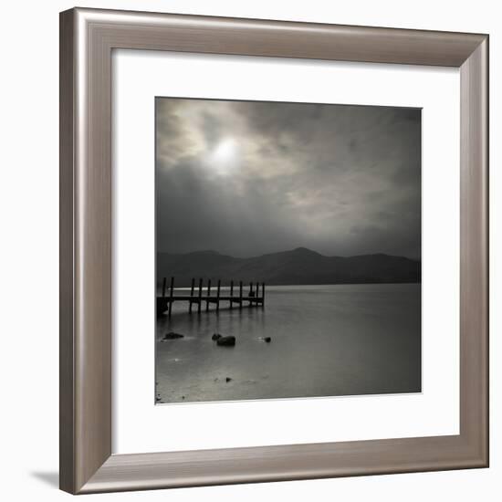 Lakeside Pier 002-Tom Quartermaine-Framed Giclee Print