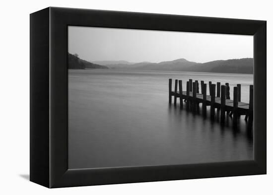 Lakeside Pier 006-Tom Quartermaine-Framed Premier Image Canvas