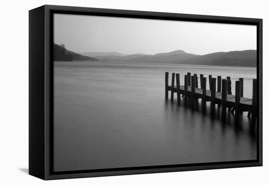 Lakeside Pier 006-Tom Quartermaine-Framed Premier Image Canvas