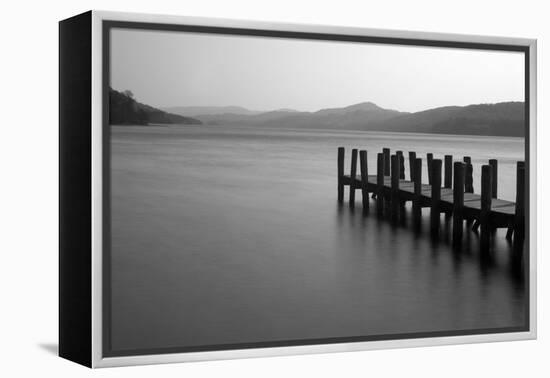 Lakeside Pier 006-Tom Quartermaine-Framed Premier Image Canvas