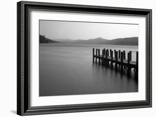 Lakeside Pier 006-Tom Quartermaine-Framed Giclee Print