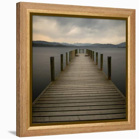 Lakeside Pier-Tom Quartermaine-Framed Premier Image Canvas