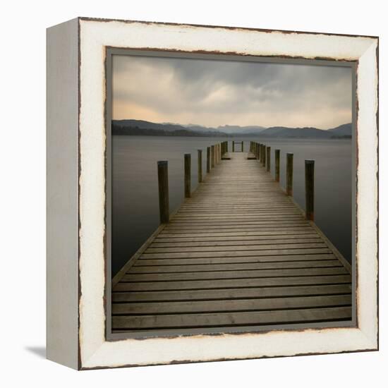 Lakeside Pier-Tom Quartermaine-Framed Premier Image Canvas