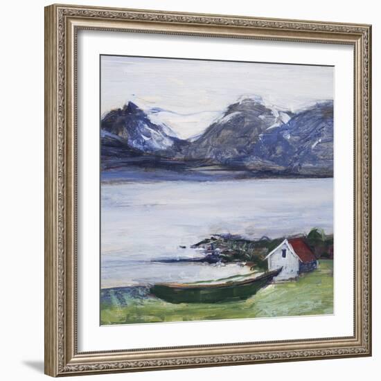 Lakeside Quiet-Ann Oram-Framed Giclee Print