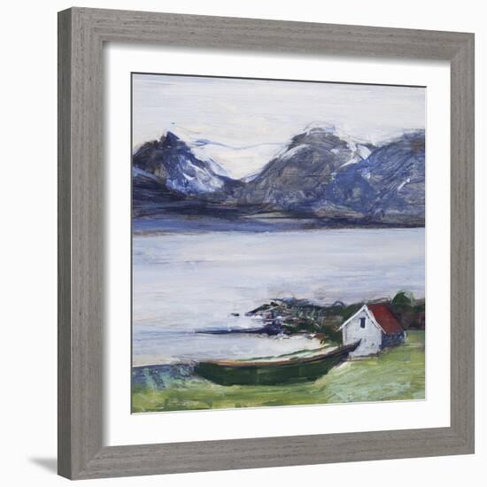 Lakeside Quiet-Ann Oram-Framed Giclee Print