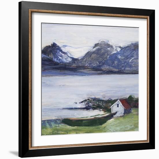 Lakeside Quiet-Ann Oram-Framed Giclee Print