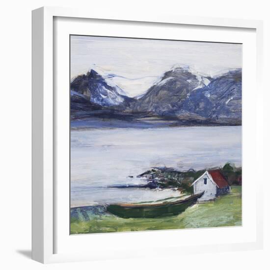 Lakeside Quiet-Ann Oram-Framed Giclee Print