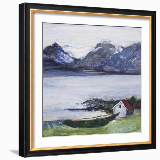 Lakeside Quiet-Ann Oram-Framed Giclee Print