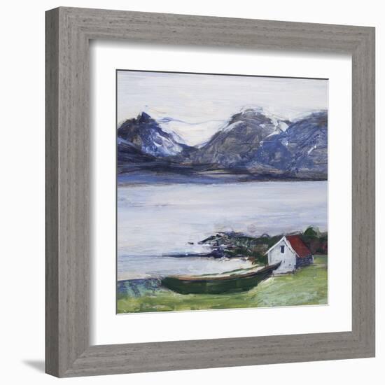 Lakeside Quiet-Ann Oram-Framed Giclee Print