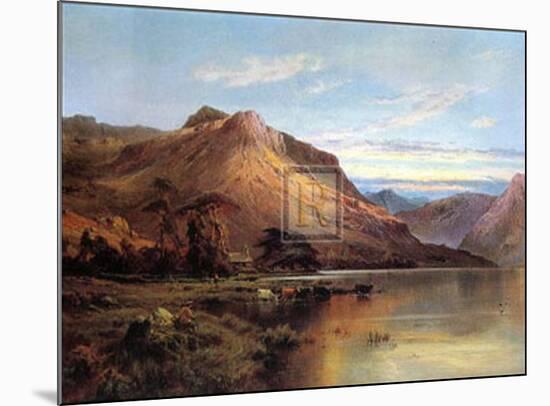 Lakeside Rendezvous the Kirk at Arrochar-Alfred Fontville de Breanski-Mounted Art Print