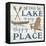 Lakeside Retreat IX Canoe-Silvia Vassileva-Framed Stretched Canvas